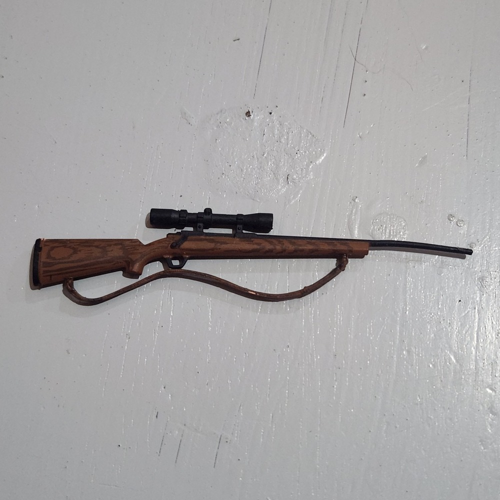 1/12 Scale M24 Gun Model For Soldier Action Doll Figure Toy Rifle Scope 4"